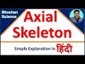 Axial Skeleton Bones simple explanation in Hindi | Bhushan Science