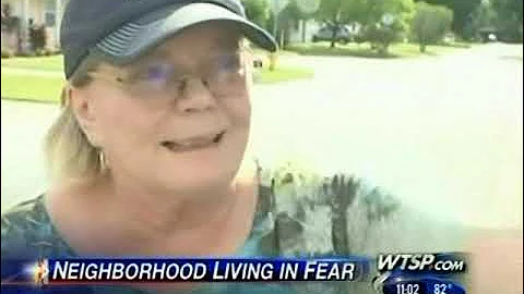 Florida man defends territory with dead fish and c...