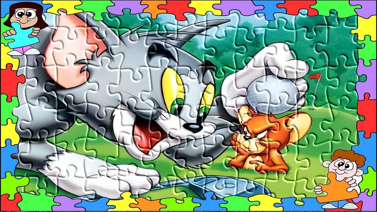 Tom and Jerry New Style Puzzle Games For Kids - YouTube