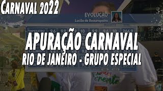 APURAÇÃO CARNAVAL 2022 RIO DE JANEIRO