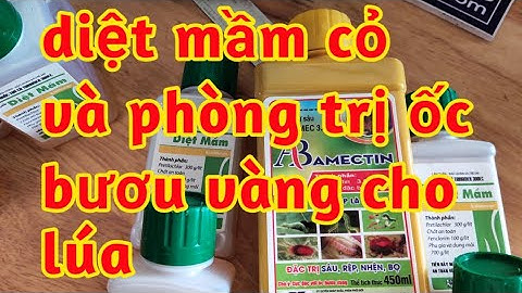 phòng trị ốc bươu vàng và diệt mầm cỏ ruộng lúa 023 156