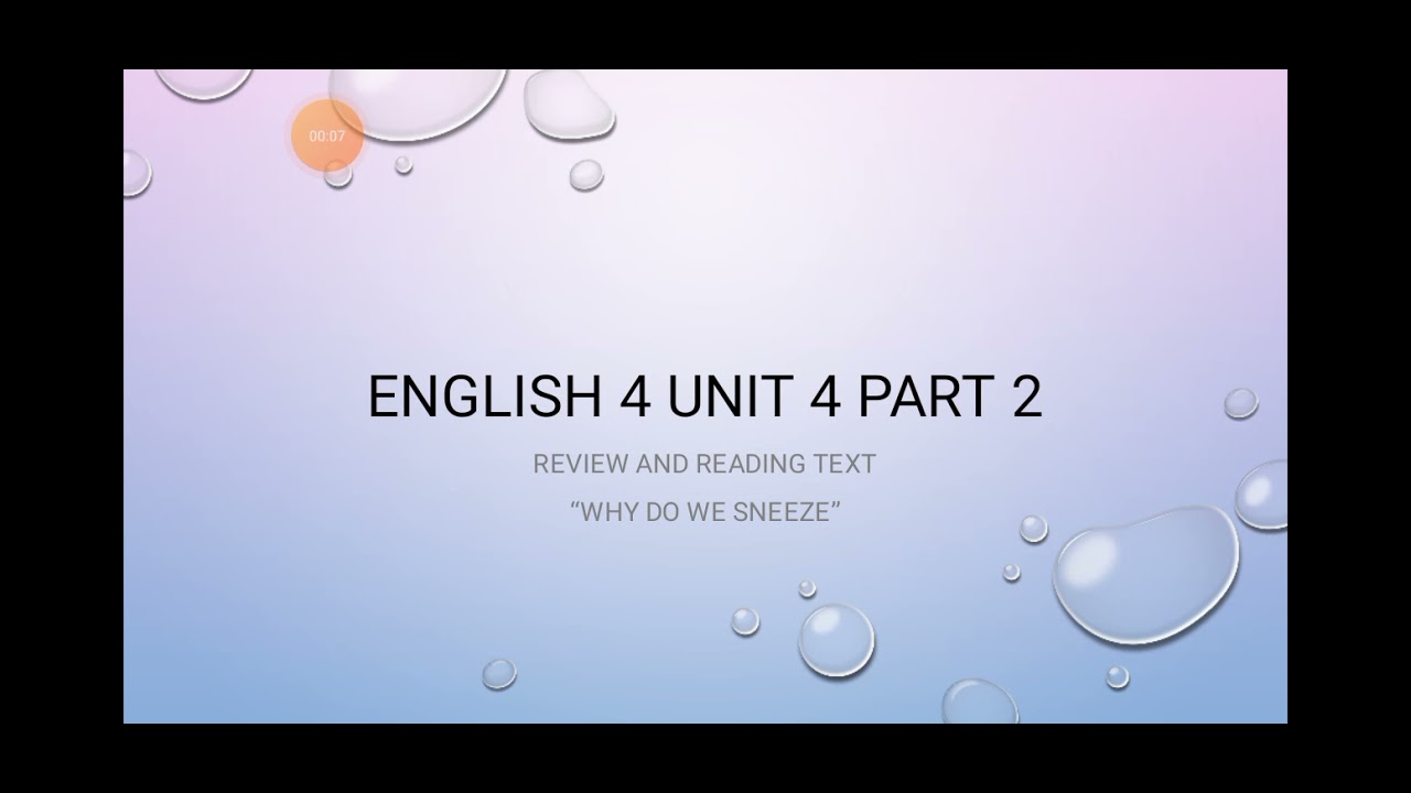 English Unit 4 Part 2 - YouTube