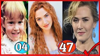 Kate Winslet Titanic Start ✅ Through the years ⭐ From 04 To 47 Years OLD