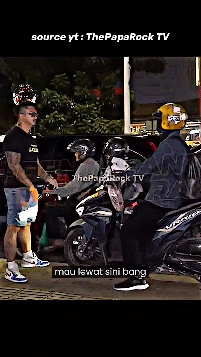 This Motorcyclist Already Got On The Wrong Sidewalk, But Instead Challenged #motovlog #viral