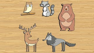 Развивающие Мультики Про Животных Для Детей Лесные Животные Звуки Животных Для Самых Маленьких
