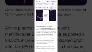 " Divi's Laboratories Share Price Today #update #stockmarket #latestnews #divislabs #stockprice