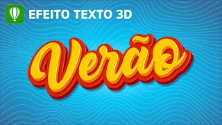 Veja como criar TEXTO 3D no CorelDRAW | Efeito 3D Rápido e Fácil no CorelDRAW