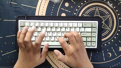 Typing Test: KBD67 Lite | Boba U4T | PC Plate | PBT Cherry Keycaps