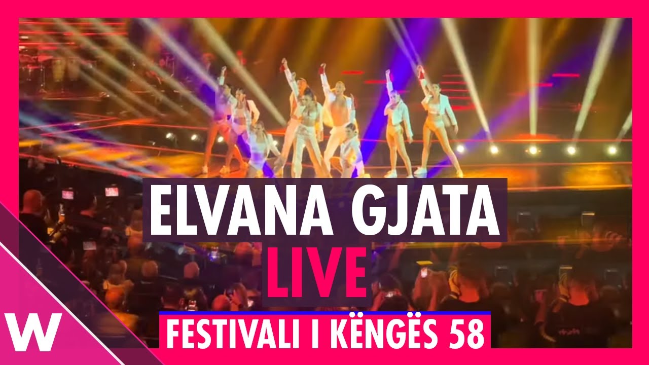 Elvana Gjata "Me tana" LIVE @ FiK 58 Semi-Final 1 | wiwibloggs