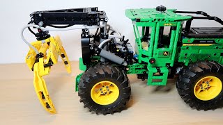 LEGO Technic John Deere 948-11 Skidder  42157 Build & Test