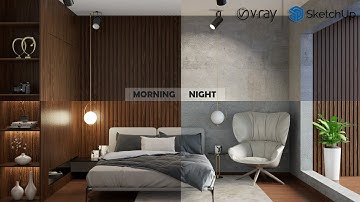 Vray for Sketchup | Day☀️/Night🌃 | Realistic Render Settings in 1 minutes