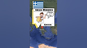 How many Hours does it take to Learn Different Languages #shorts