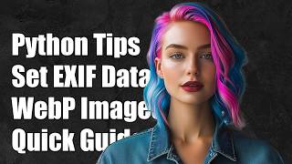 python - How to set exif data in a webp image?