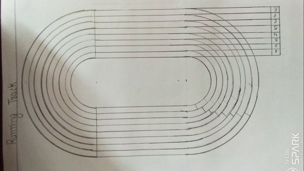 Track & Field Dimensions & Drawings | Dimensions.com