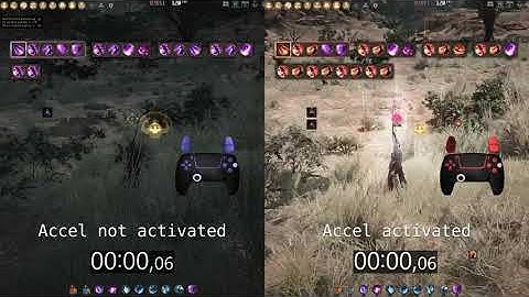 BDO | Side by side Nova Accel movement comparison | controller (Gyro/Motion Control)