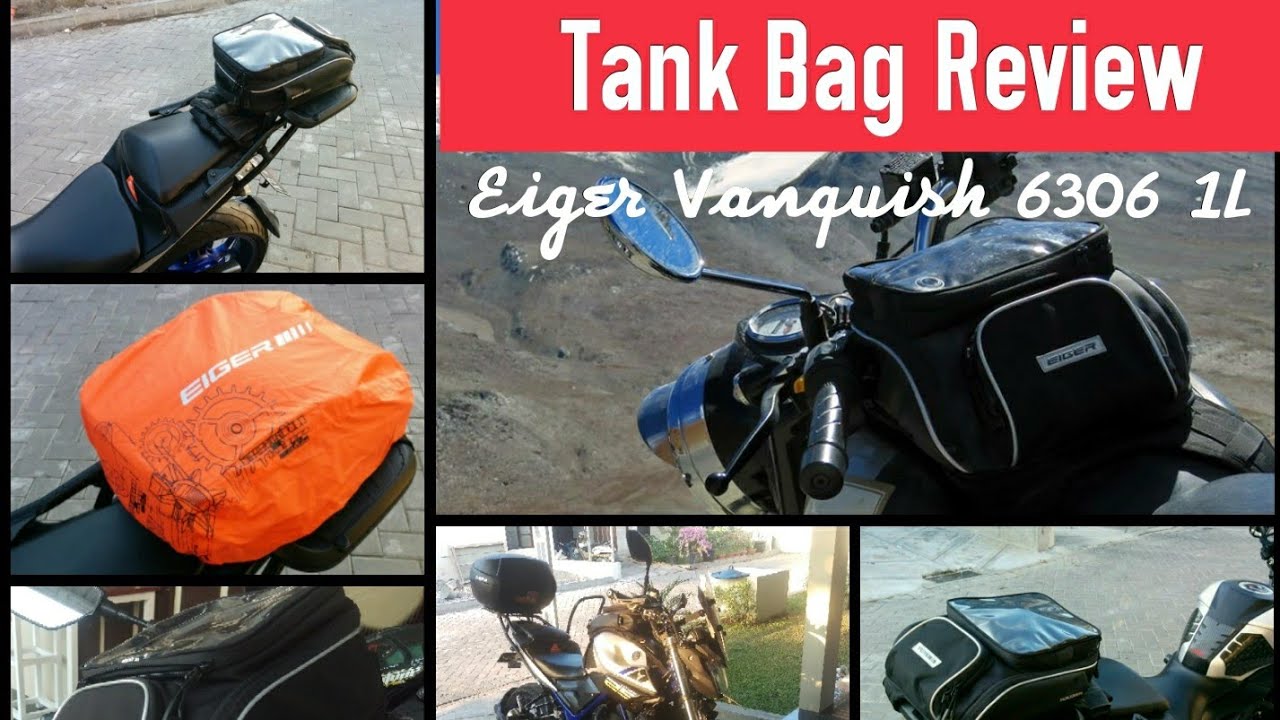 Tank Bag Motor  Touring  Eiger  Vanquish 6306 1L YouTube