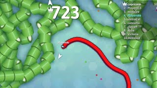 صراع الماب مع العمالقة في لعبة الحية، لعبة الدودة، لعبة الثعبان، اقوى الالعاب Worm game Snake game.