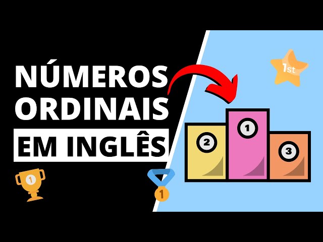 Numeros Ordinais em Inglês para Iniciantes  Numeros ordinales en ingles,  Numeros en ingles, Números ordinales