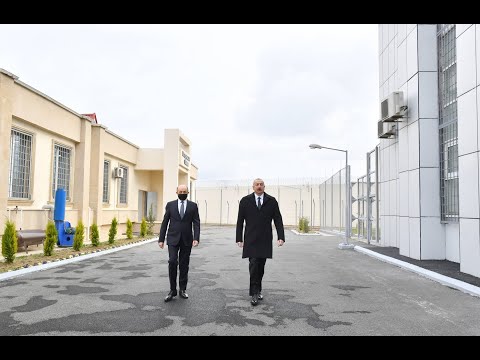 Prezident Bakıda yeni inşa edilmiş penitensiar müəssisələrdə yaradılan şəraitlə tanış olub - AzTV