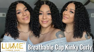 LuvMe Hair BREATHABLE Kinky Curly Unit | Feel The Breeze To Your Scalp | My Co-Wash Routine