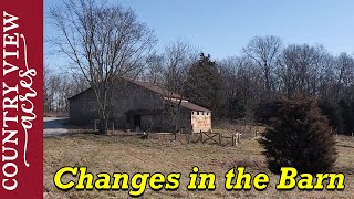 Making a few changes in the Barn