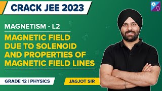 Magnetic Field Due to Solenoid & Properties of Magnetic Field Lines - Magnetism Class 12 | JEE 2023