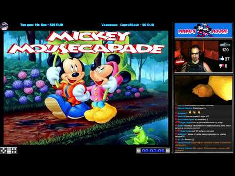 Видео: Mickey Mousecapade прохождение (J) | Игра на (Dendy, Nes, Famicom 8 bit) 1987 Стрим RUS