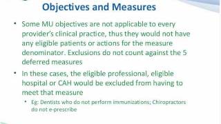 Meaningful Use: CME EHR Registration and Attestation for Eligible Professinals