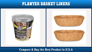 Top 10 Best Planter Basket Liners to Buy on Amazon USA | Price & Review