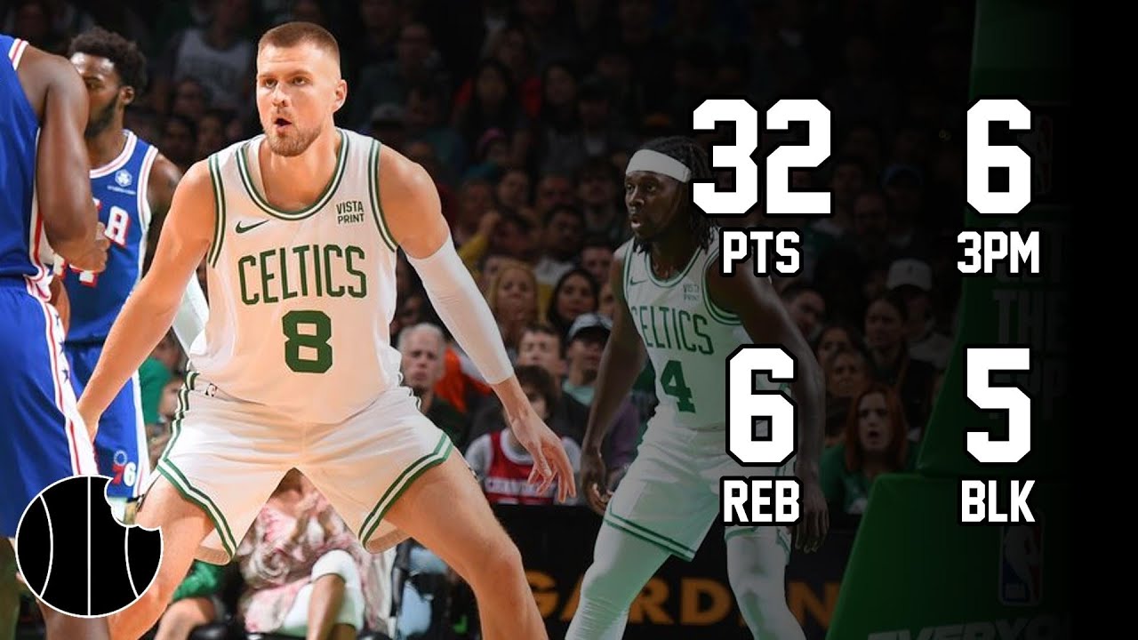 Kristaps Porzingis Highlights Rockets vs. Celtics 21st Jan 2024