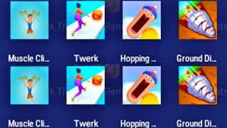 I Played 4 Best Games Hopping Heads, Muscle Clicker 2, Ground Digger, Twerk