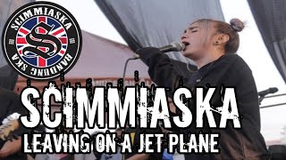 Scimmiaska leaving on a jet plane cover