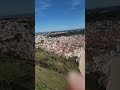 Nazare Beach and town Portugal