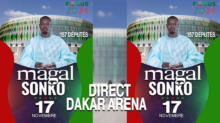 🔴Direct Dakar Arena : l'arrivé de Ousmane Sonko au Giga Meeting