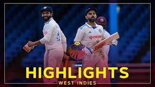 Highlights | West Indies v India | Kohli Unbeaten on 87 | 2nd Cycle Pure Agarbathi Test Day 1