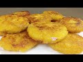 TORTITAS DE PLATANO MACHO DULCES CON QUESO