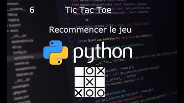 [Pygame] Créer un jeu Tic Tac Toe #6 Recommencer le Jeu