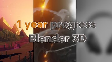 12 month learning Blender 3D | Progress