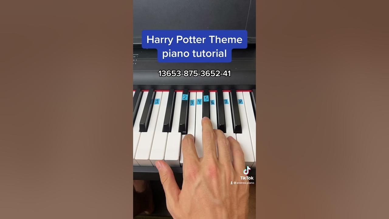 Harry Potter (Hedwig's Theme) easy piano tutorial!
