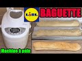 Machine à pain LIDL : baguette française (programme "pâte") Bread Maker Brotbackautomat