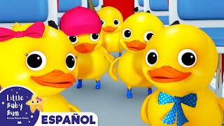 Cinco Patitos en un Autobús - Canciones Infantiles | Little Baby Bum en Español