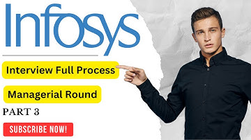 PASSING THE Infosys Managerial Round INTERVIEW? 2024