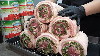 Pork belly Rolled, Porchetta Steak Collection