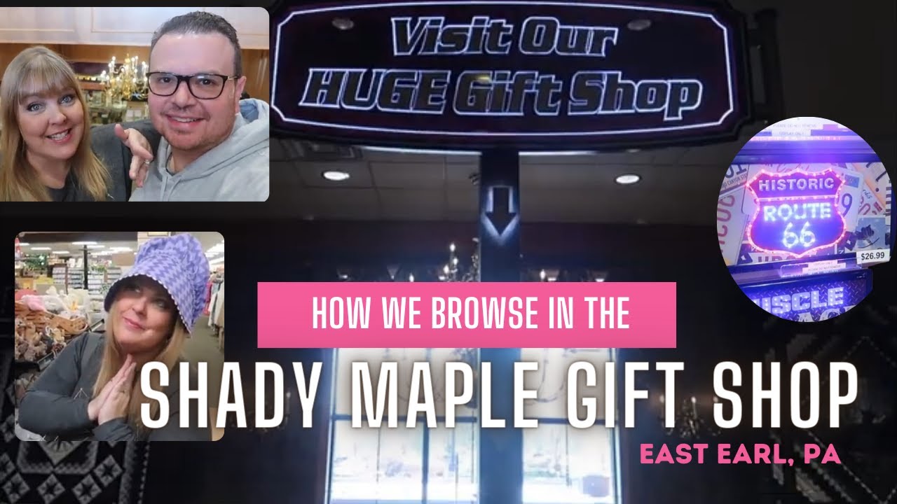 Shady Maple has a HUGE GIFT SHOP downstairs! Come browse with us! #amishcountry