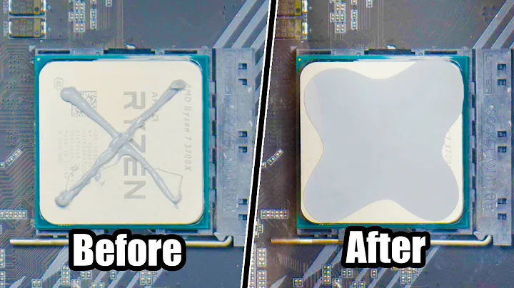 Thermal Paste Spread Under Glass