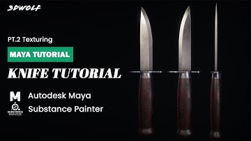 Texturing A Knife in Substance Painter | Substance Painter Texturing Tutorial