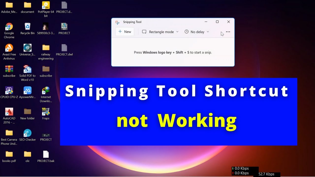 How To Fix Snipping Tool Shortcut Not Working snipping tool keyboard
