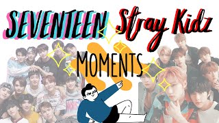 SEVENTEEN & STRAY KIDS MOMENTS BECAUSE WHY NOT