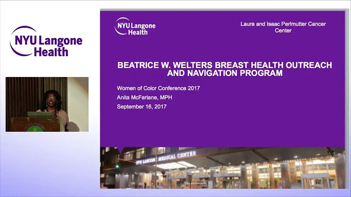 Breast Cancer in Women of Color: Beatrice W. Welters Breast Health Outreach and Navigation Program