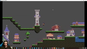 Godot 2D level collisions part 2. (Time-lapse)